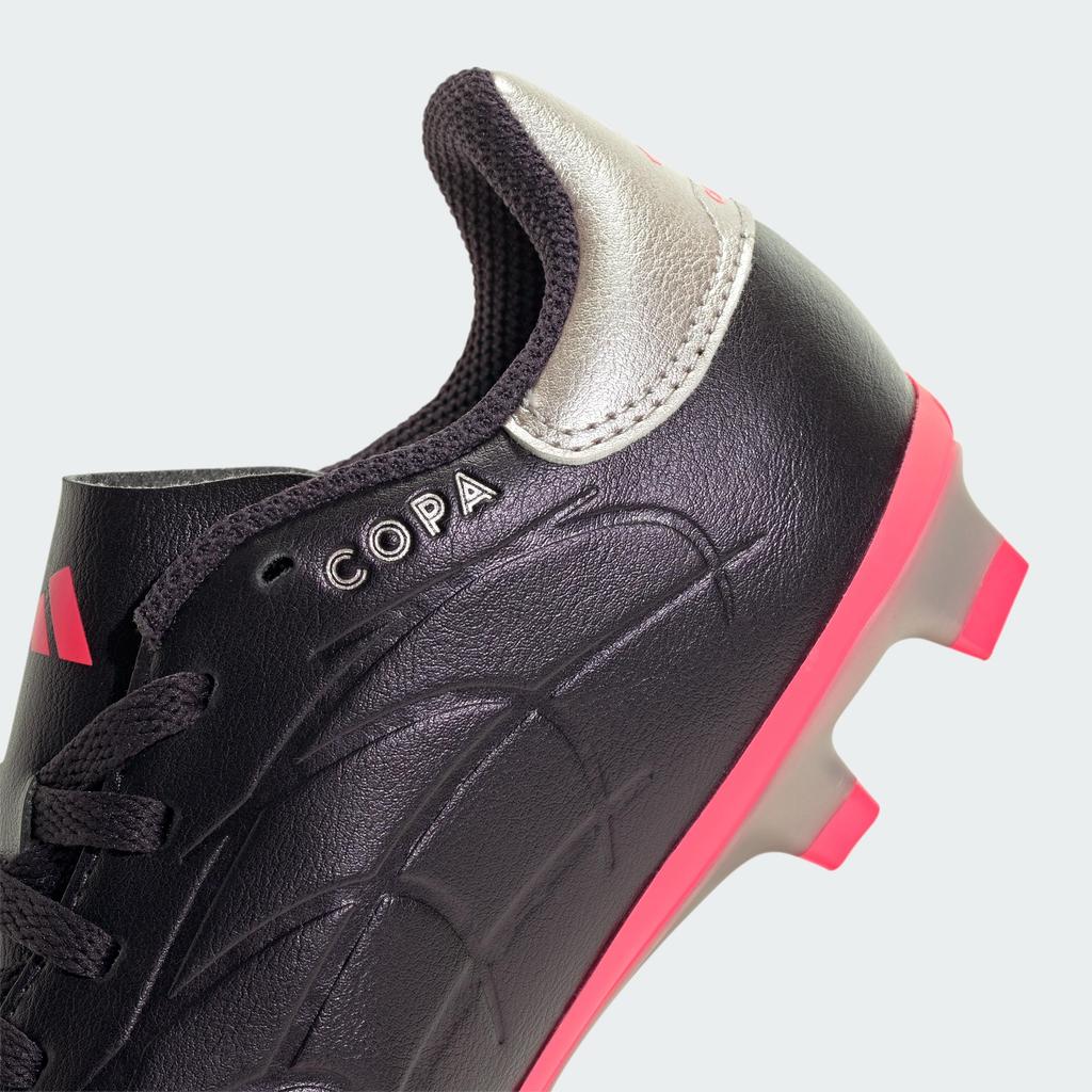 adidas Copa Pure II Club FxG Soccer Cleats for Juniors and Sizes Boys and Aurora Size Kids, 17-24.5cm, Unisex, Girls, NKZ80, Black/Platinum