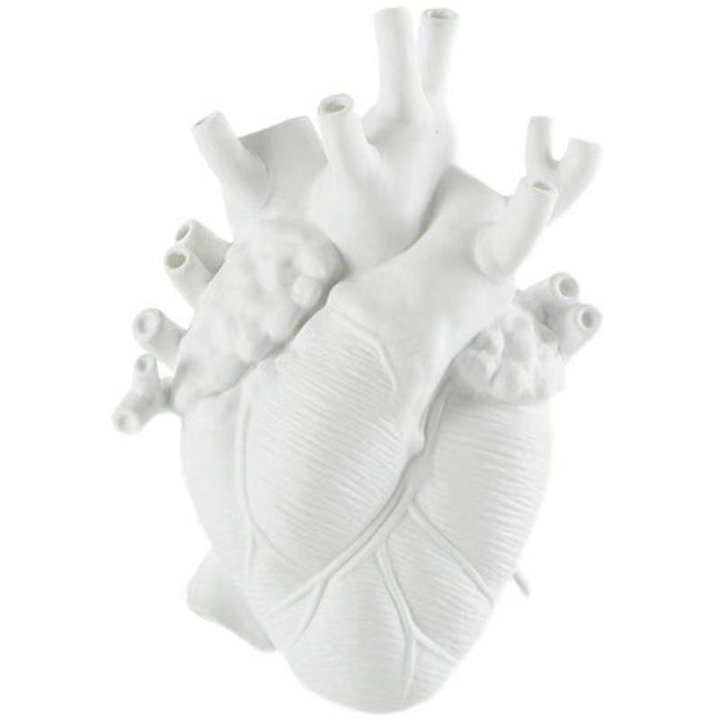 Heart Shaped Flower Pot Decoration Home Garden Design Creative Heart Simulation Flowerpot Ornament