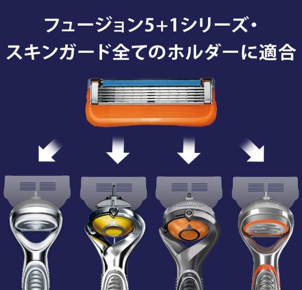 Gillette Fusion Manual Shaving Razor for 10 Replacement Blades Men,