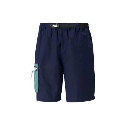 X Butter Goods Color-Block Pocket Sports Shorts Men Bottoms Blue 534062-84