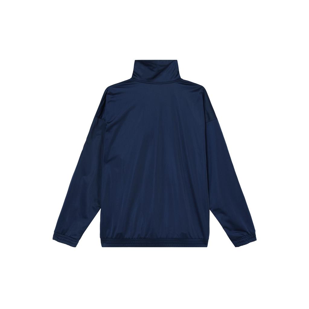 Adidas Originals Trefoil Serie Retro Weich Bequem Langarm Vielseitige Sportliche Gestreifte Jacke Unisex Jacke Tiefindigo JL8398