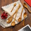 Japanese-Style Long Handle Wooden Spoon Coffee Stirring Rod Tea Dessert Spoon Mixing Soup Spoon Tableware Kitchen Supplies