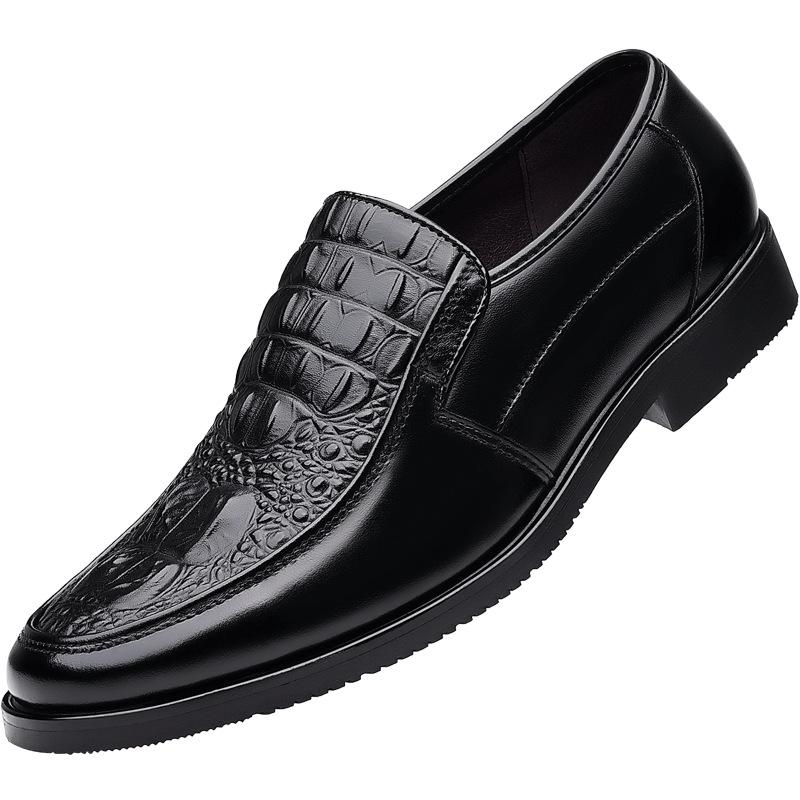 % New Men's Leather Shoes Business Casual Leather Shoes Non-slip Soft Sole