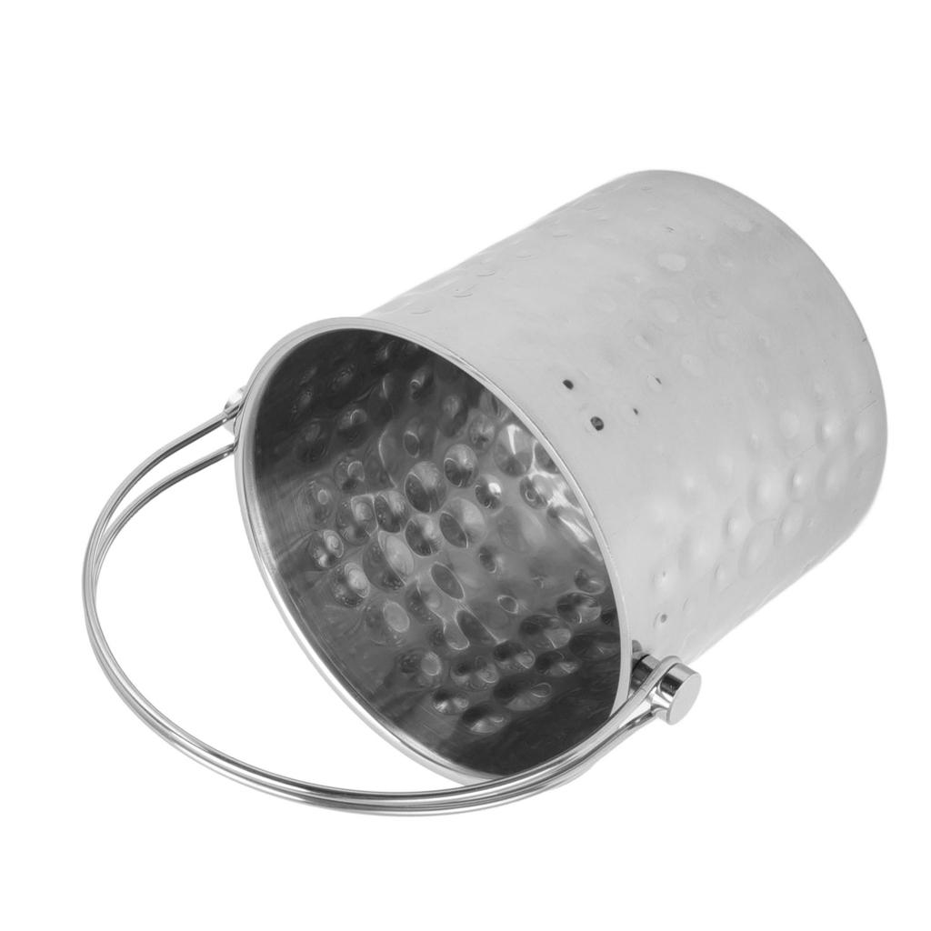 Bar KTV Bier Champagner Wein Eis Eimer Edelstahl Hammerpunkt Eis Eimer mit Griff