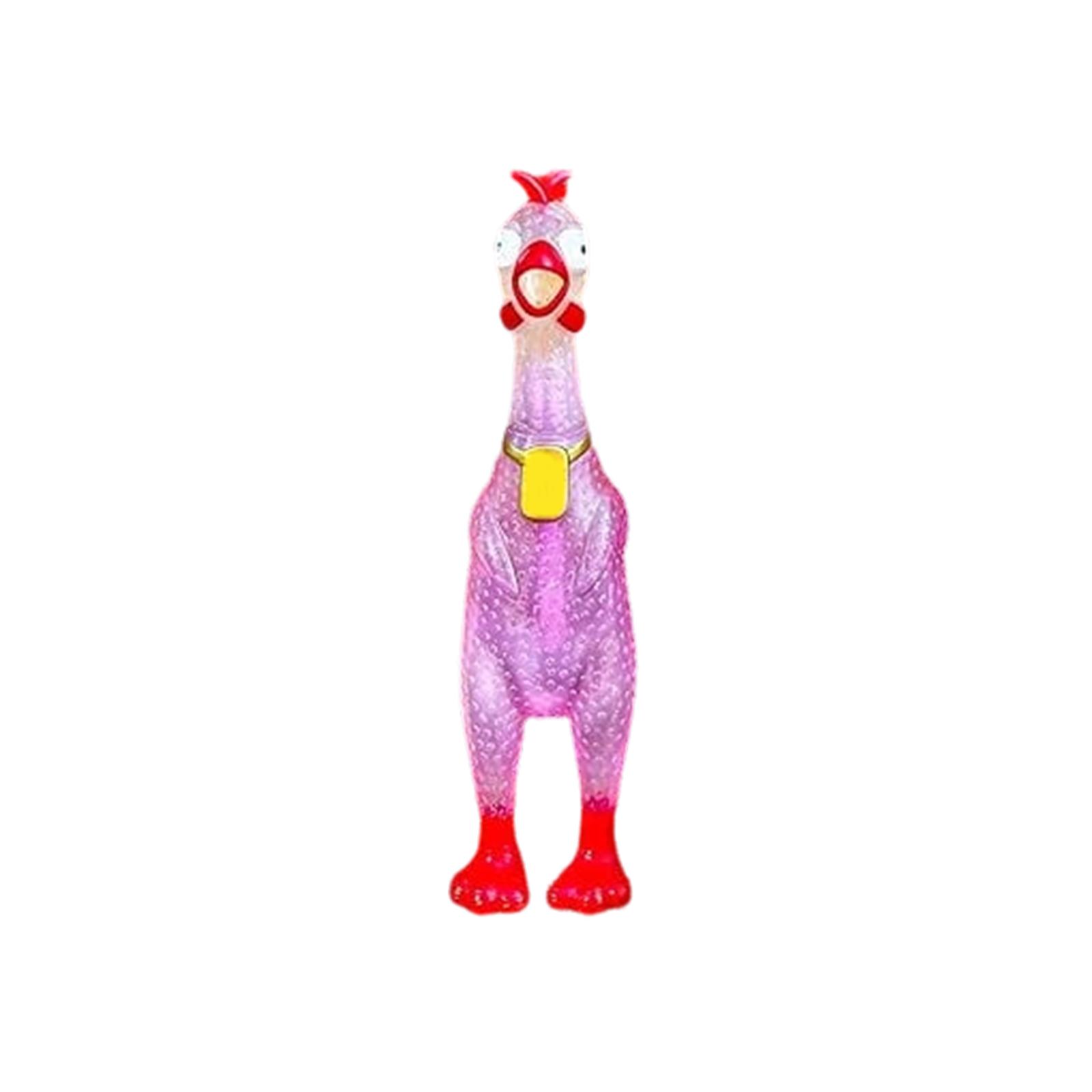 

Squeaky Rubber Chicken Novelty Toy One Size