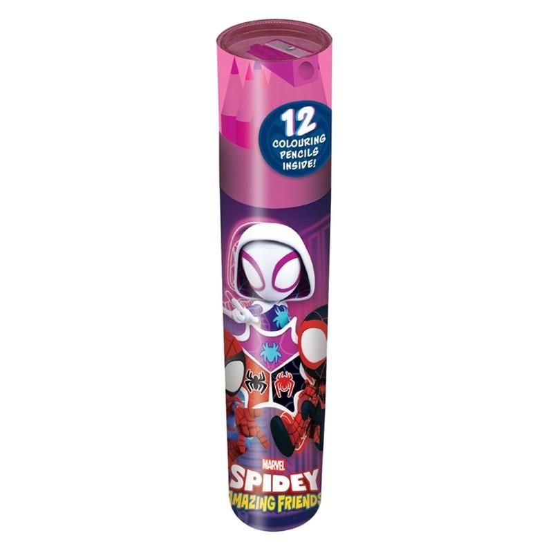 Tubo Porta Matite Luminoso Spidey e i suoi Amici Straordinari