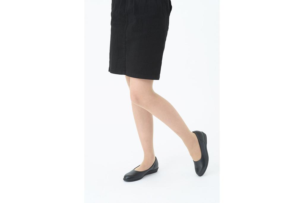 Pansy 4060 Office Stretch Size Black Shoes, Lightweight, Material, 23.5cm,