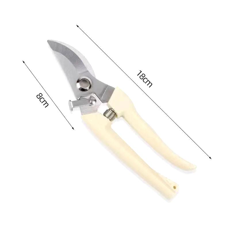 1 szt. Nożyczki ze stali nierdzewnej Nożyczki do przycinania kwiatów i gałęzi Sekatory ogrodnicze do drzew owocowych Sekatory do gałęzi ogrodowych