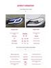 LED DRL Bi-Xenon Projector Headlight Assembly for 11-17 BMW 5 Series F10/F18
