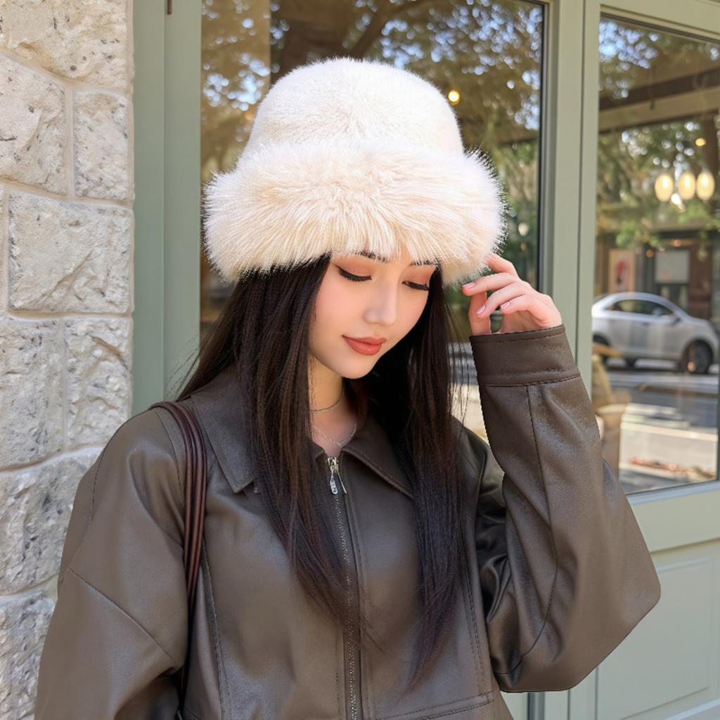 Women's Hat, Velvet, Thick, Windproof Hat, Cold Proof Hat, Warm Hat, Fisherman's Hat