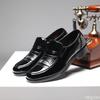 Fashion Spring New Fashionable Versatile Men Dress Shoes Men Formal Elegant Minimalist Round Toe Leisure Comfortable Business Shoes
