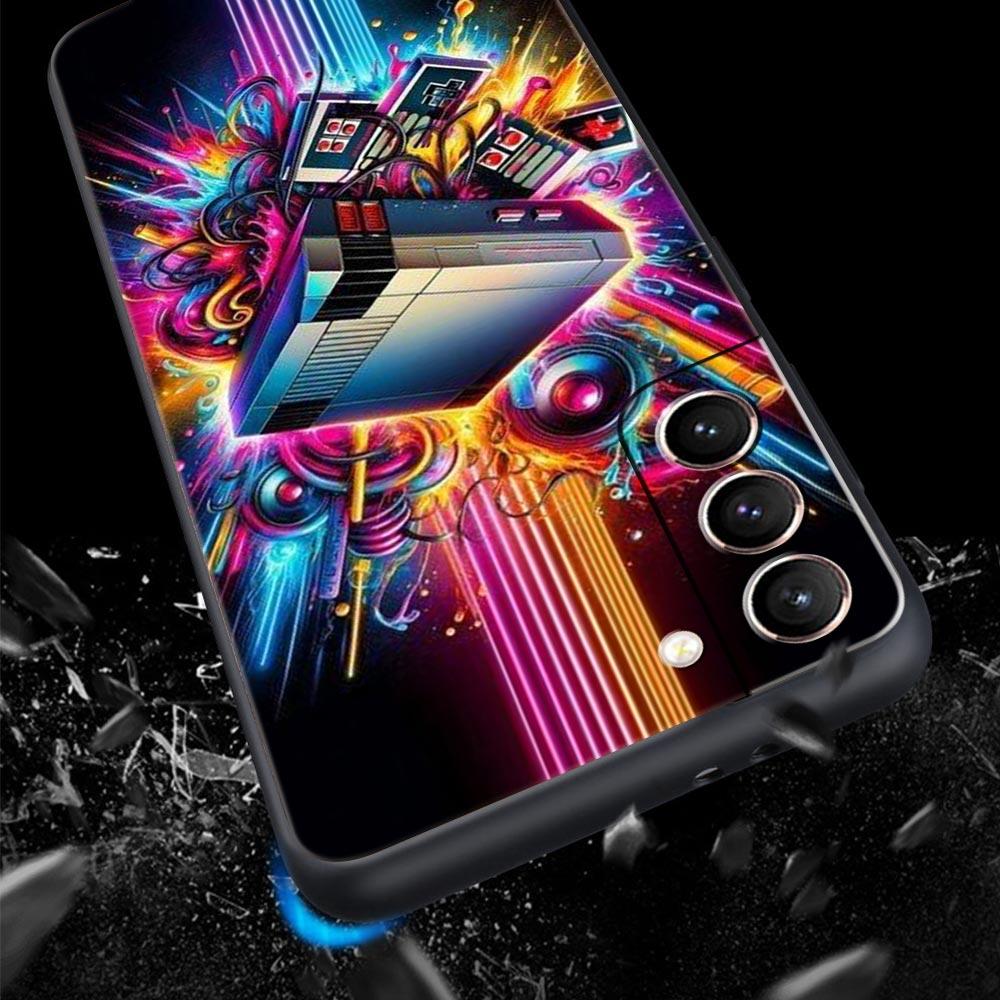Technology Game Console Phone Case for Samsung Galaxy S26 S25 S24 S23 S22 S20 S21 FE Ultra S25 Edge Plus 5G Soft TPU Cover Capas