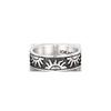 Bague Ouverte Réglable Hommes Femmes Motif Soleil Vintage Design Géométrique Plaqué Accessoire de Mode Unisexe