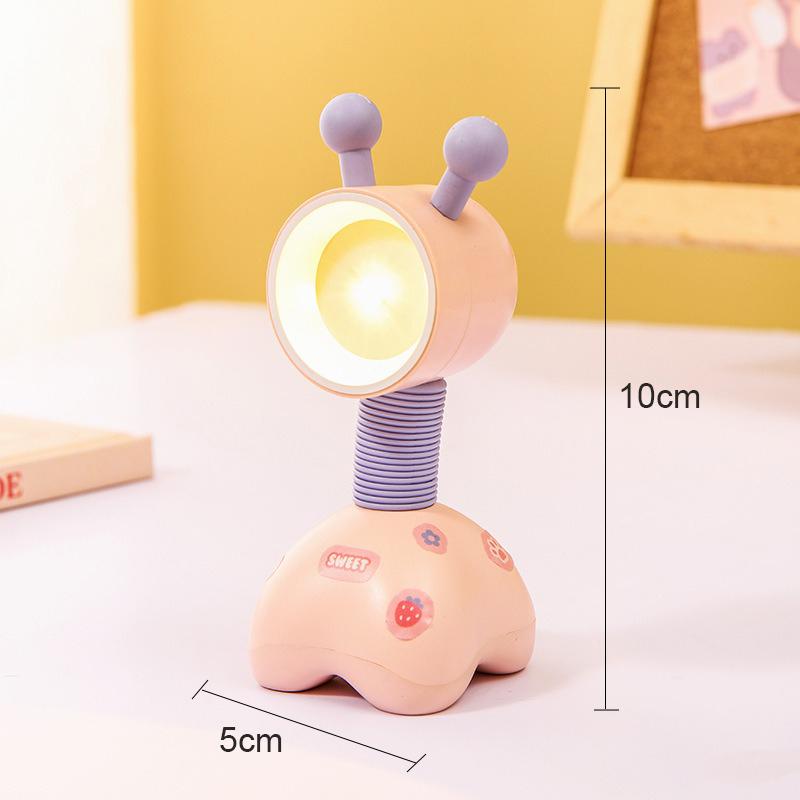 

Светодиодный мини-ночник с милой собачкой и олененком, складные настольные лампы, настольный светильник с орнаментом для книг, детская комната, прикроватная тумбочка, декор для спальни, праздничные подарки розовый