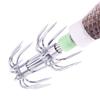 Glowing Horizontal Squid Trolling Lure Artificial Squid Jigging Eging Wood Shrimp Hooks Octopus Hook Cuttlefish Bait for Fishing