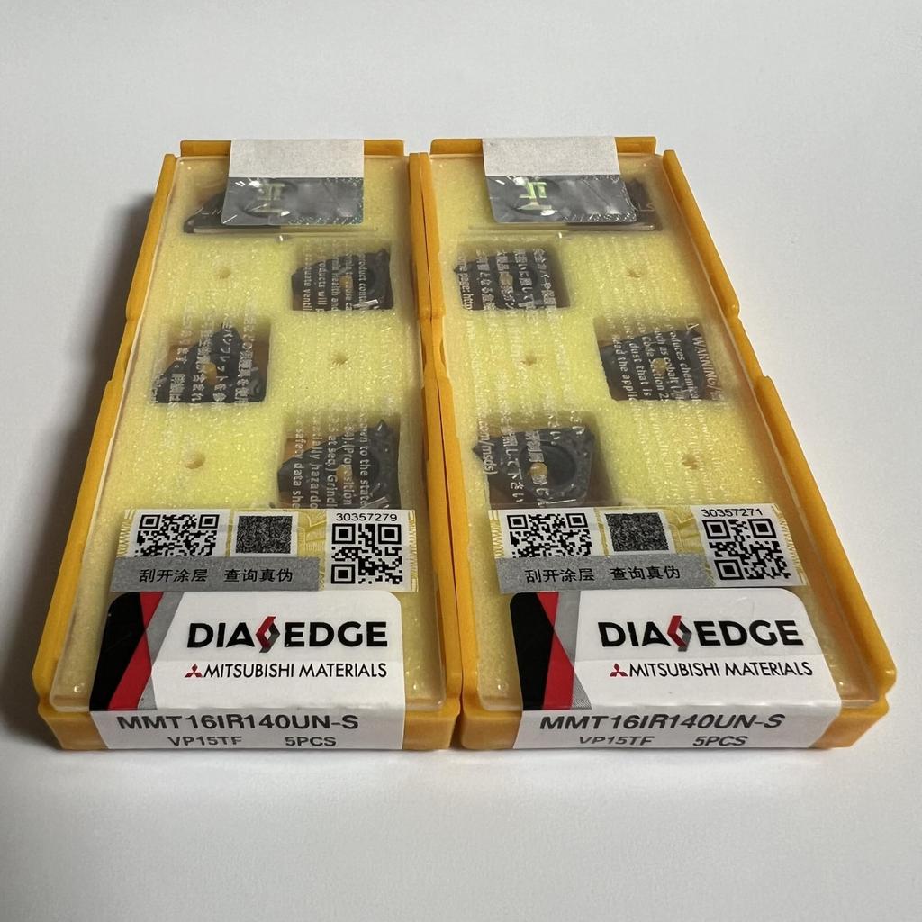 MITSUBISHI / MMT16IR140UN-S VP15TF / Carbide CNC Blade 10 Pcs