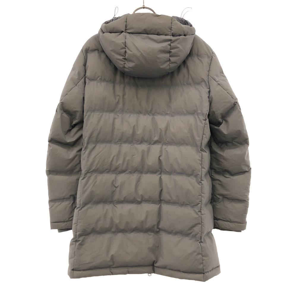 Uniqlo Seamless Down Jacket S Gray Double Zip Men's Used