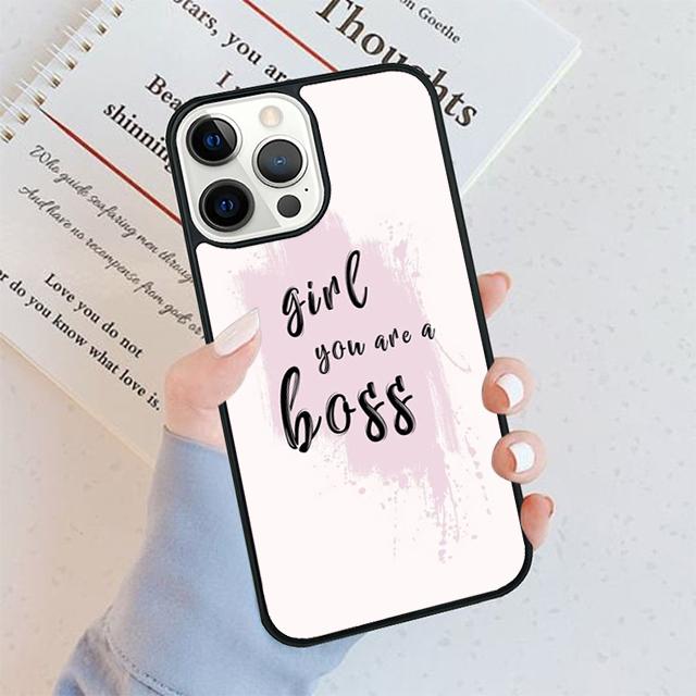 Wife Mom Boss Phone Case For iPhone 17 Air 16 Pro Max 15 14 Plus 12 13 Soft Bumper Shell Cover Coque