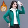 Thickened Hooded Sweatshirt Jacket Women's Autumn Winter Casual Cardigan Warm