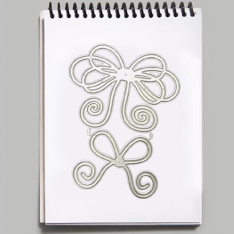 Bow Cutting Dies Metal Stencils Die Cuts for Album Decoration Crafts Making Gift