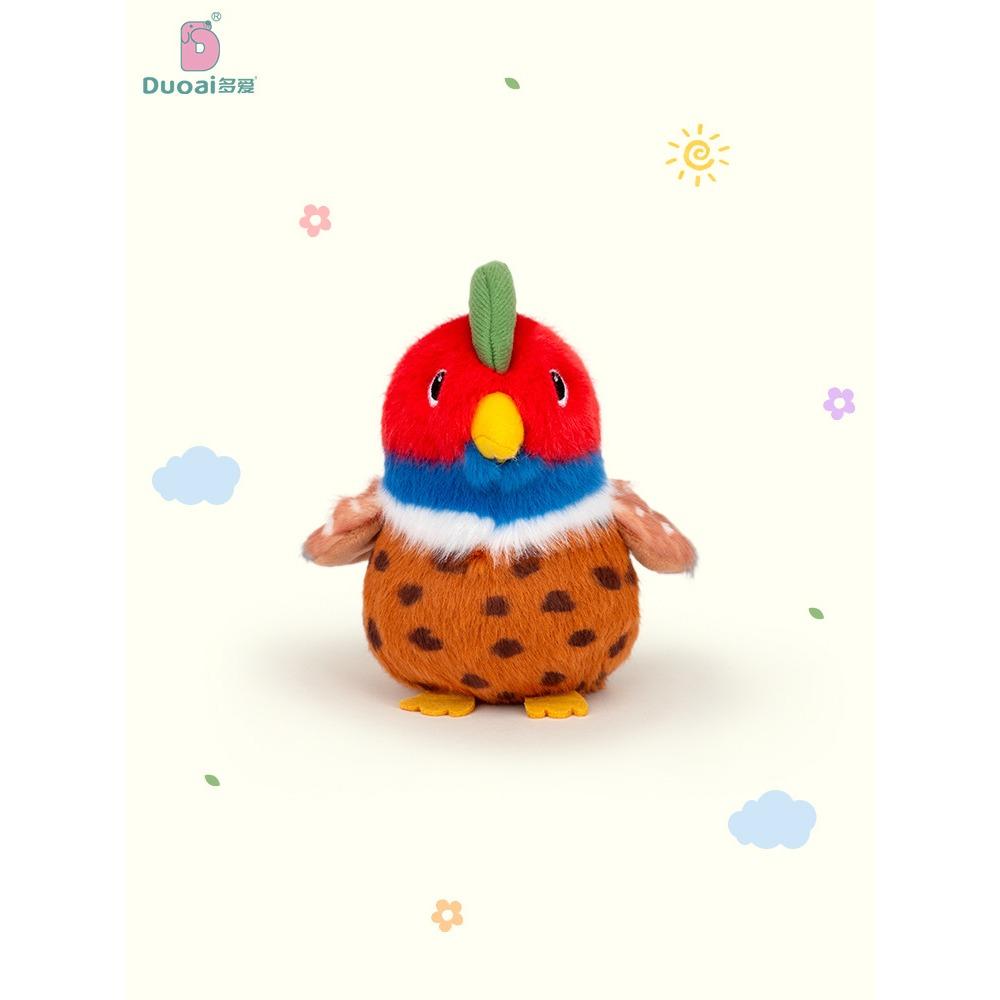 Simulation bird plush toy cute sparrow parrot doll zoo commemorative gift