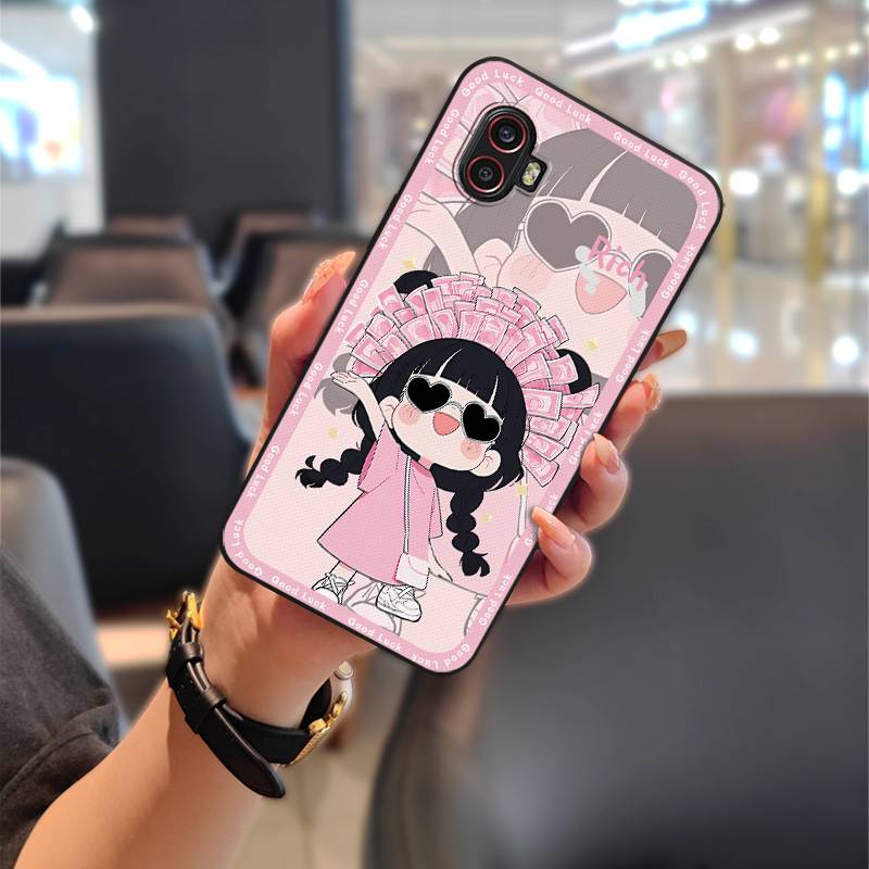 Phone Pouch Fashion Design Phone Case For Samsung Galaxy Xcover6 Pro/SM-G736U/B Anti-knock Shockproof Silicone TPU Cute