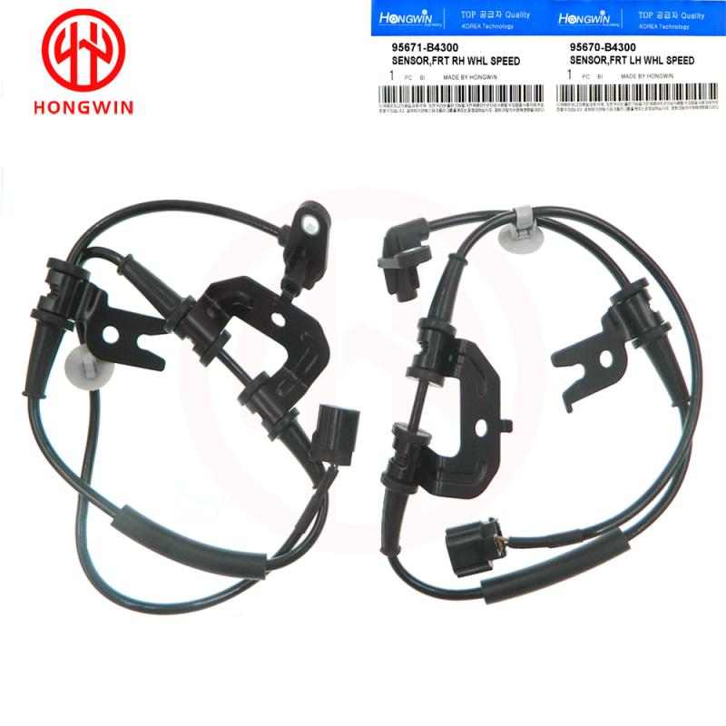 95670-B4300 (LH) & 95671-B4300 (RH) NEW ABS Sensor Wheel Speed For Hyundai i10 BA IA G3LA G4LA B3LA I10 Saloon 95670B4300 SET
