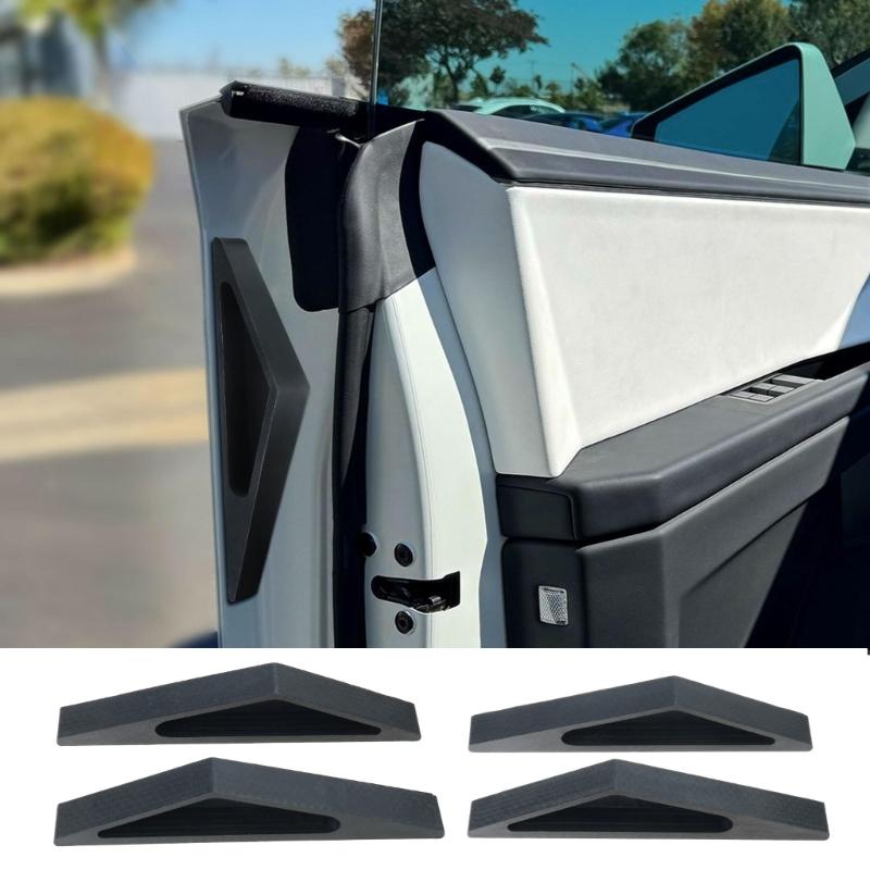 Rubber Door Handles Anti Fingerprint Door Handles Offering Fingerprint Resistance 4pcs Suitable for Automotives