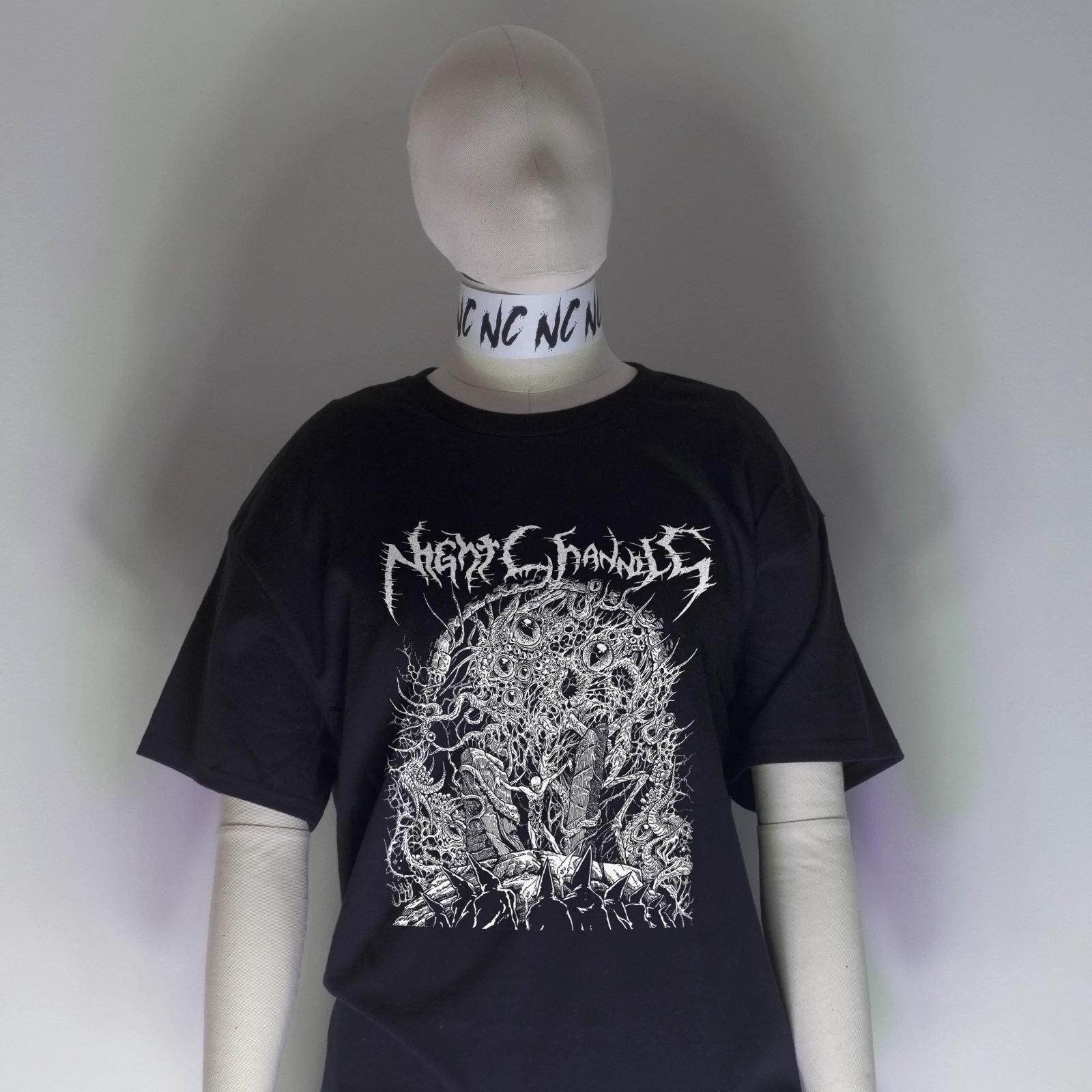 

BESTIAL SACRIFICE NIGHTCHANNELS Shirt | Cosmic Horror Satan Death Ritual Occult M