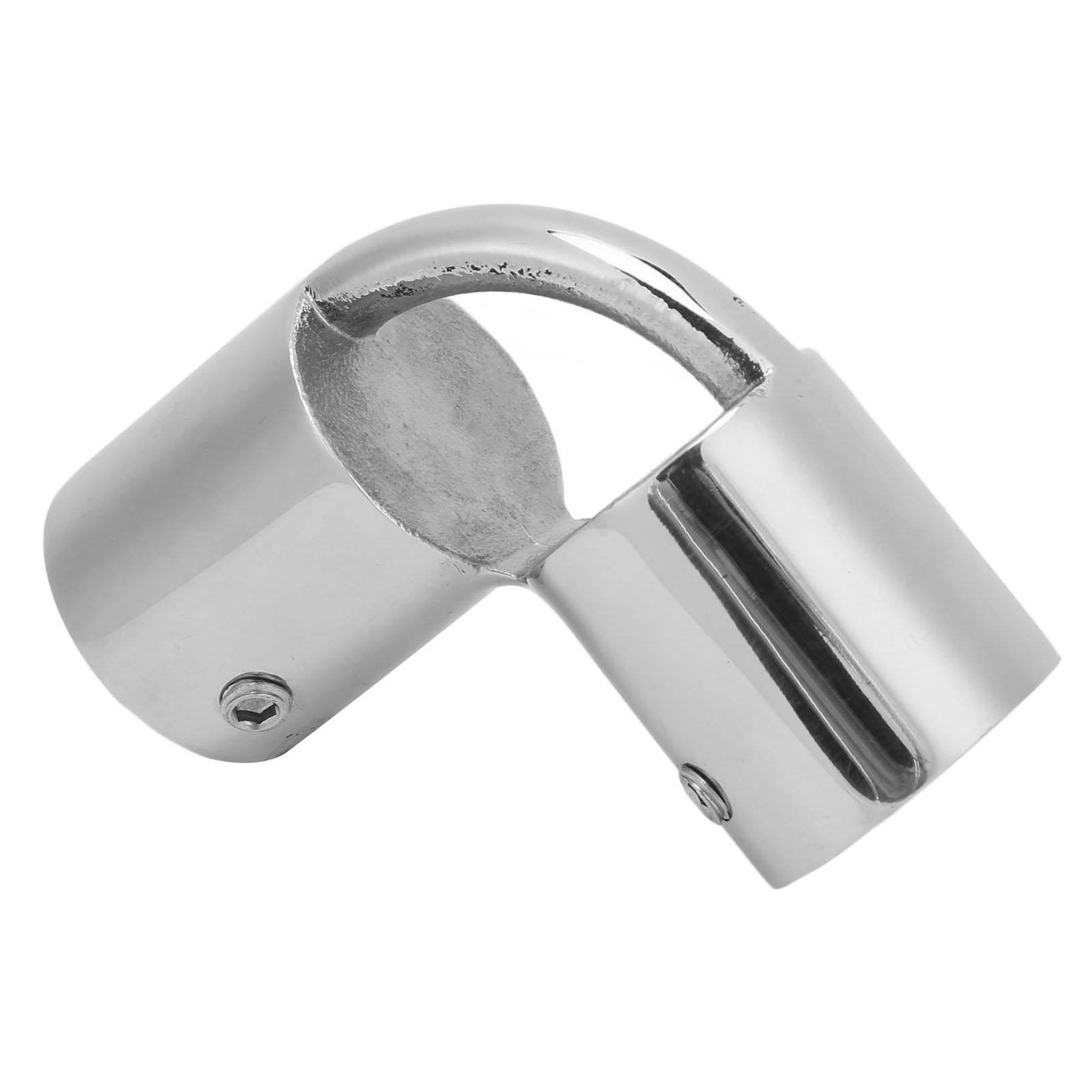 

90 градусов Соединитель трубы для лодки 22 мм 2 порта Фитинг поручня Нержавеющая сталь для морских яхт