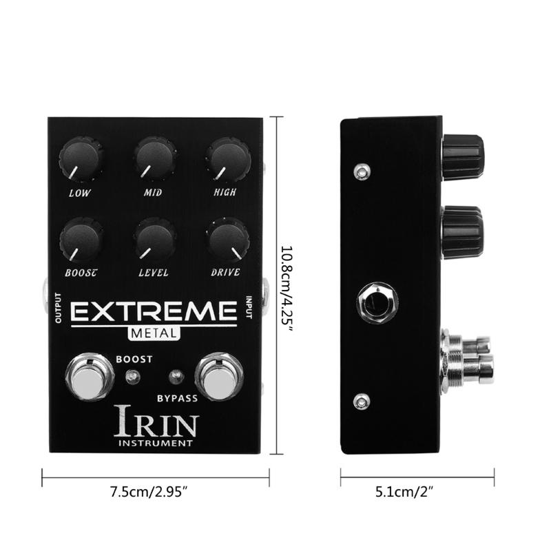 Mini Guitar Effect Pedals Flanger Compressor Boosters Overdrive Fuzz Tremolo Bluesy Distortion for Electric Guitar Bass