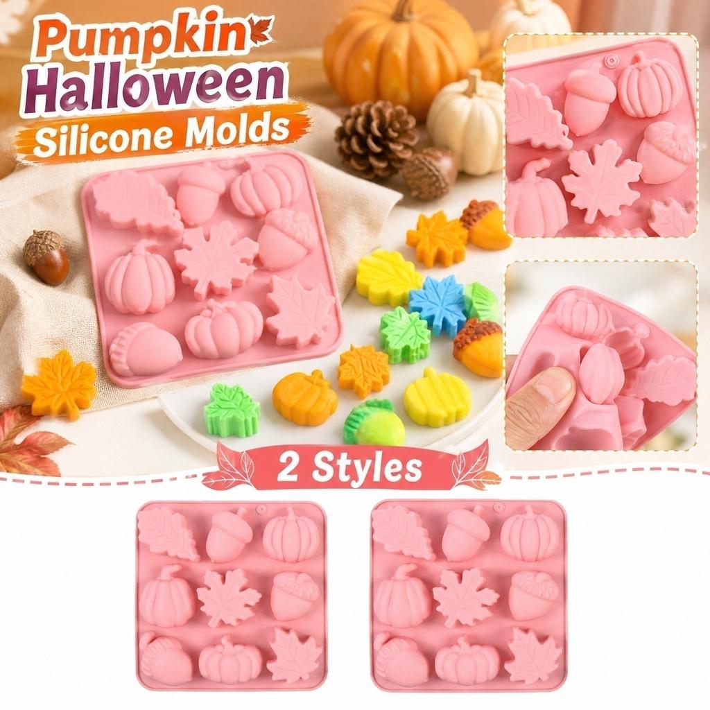 Pumpkin Silicone for Halloween Baking and DIY Crafts