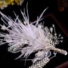 New high-value crystal mesh butterfly tassel hairpin hair accessories antique forest elf adult and children's hair accessories