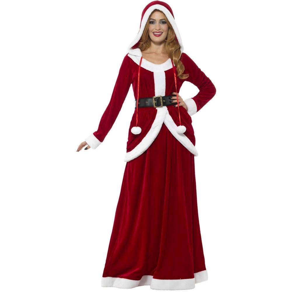 Smiffys Womens/Ladies Deluxe Miss Claus Costume Set