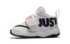 Team Hustle D 8 JDI Slip Resistant Cushioning Abrasion Resistant Mid Top Toddler Shoes Black White AQ9978-100