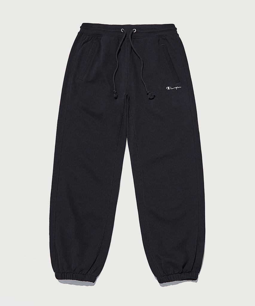 CHAMPION Women'S Reverse Weave Script Logo Loose Fit Jogger Pants Black