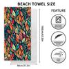New, Double-sided Velvet Beach Towel, Support Surf Towel, Sports Towel.