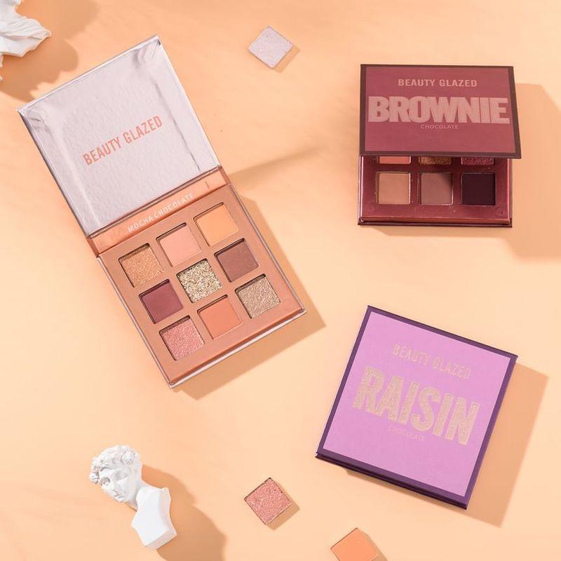 BEAUTY GLAZED - 9-Color Chocolate Eyeshadow Palette - 5 Types