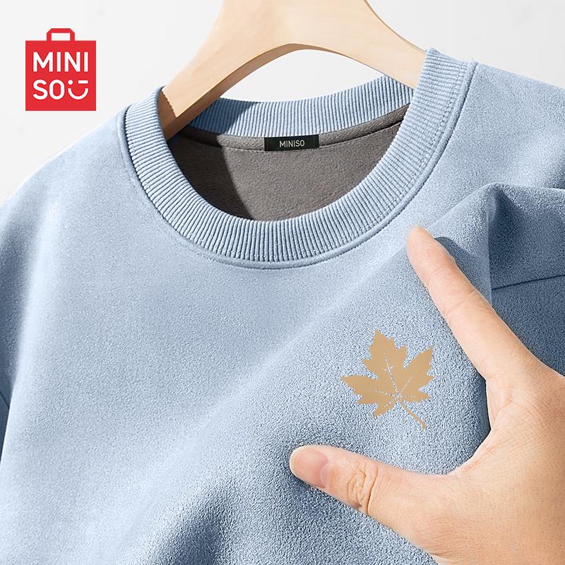 

MINISO Мужской пуловер из замшевого флиса в стиле ретро 2XL