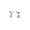 Elegant Angel Mother-of-Pearl Wing Earrings - Lightweight, Luxurious, Versatile Butterfly Design for Women