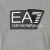 Emporio Armani EA7 Logo Letter Print Crew Neck Straight Fit Short Sleeve T-Shirt Men tops Gray 3DPT81-PJM9Z-3905