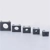 2PCS Black Pipe Clamp Bolted Plastic Clip Tube Fastener 6-50mm Diameter for Fixing And Binding