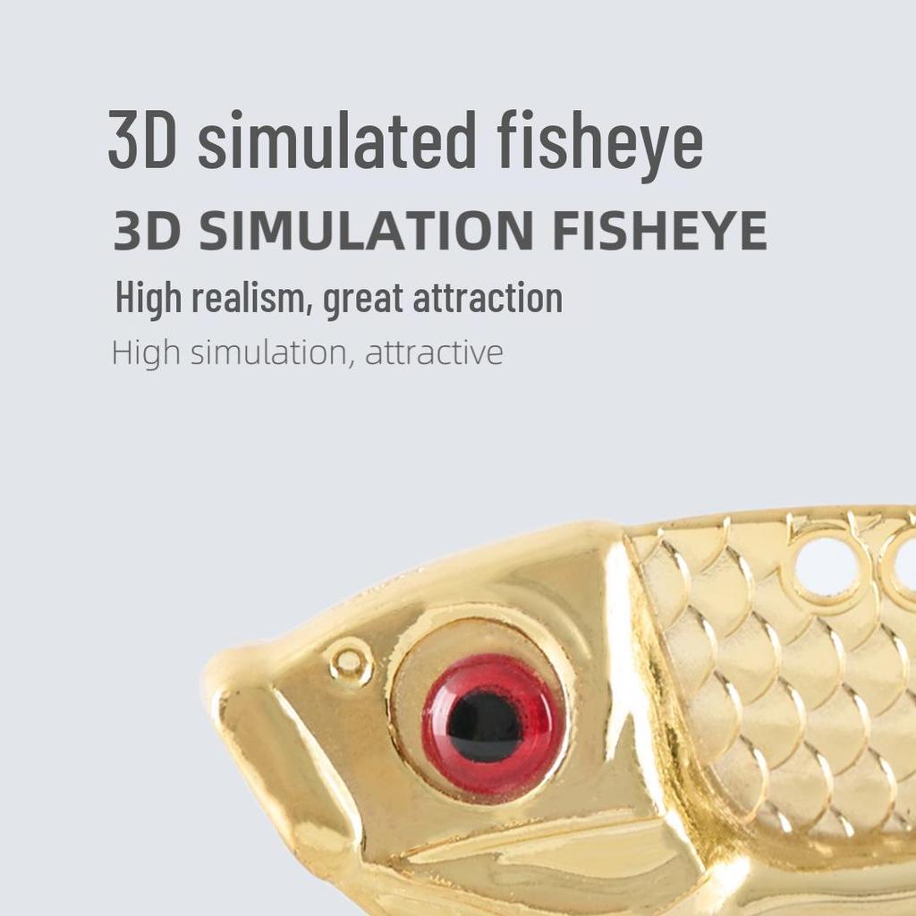 Dragon Pattern VIB Spinner Bionic Fish Bait with Treble Hook, 3g-20g, Colorful Zinc Alloy.