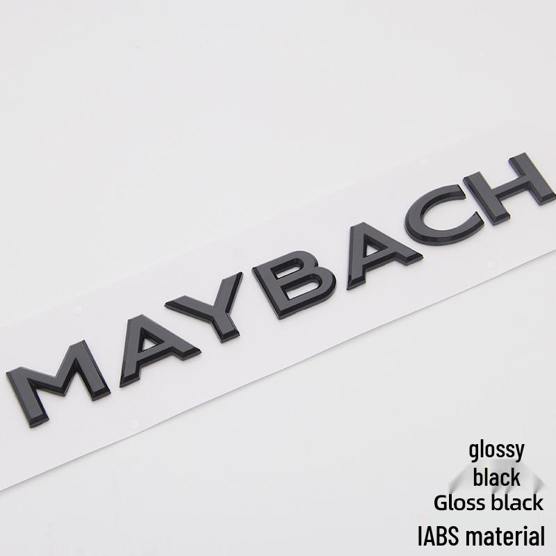 Maybach S-Class Viano Rear Trunk Badge - English Letter Mod Kit