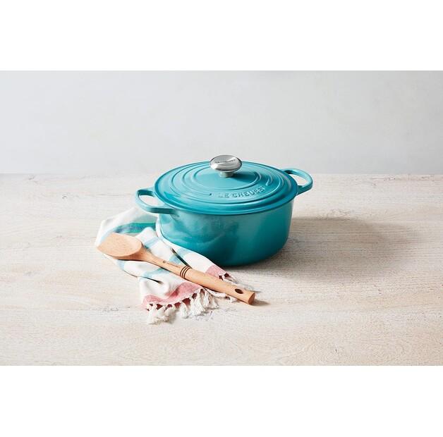 Cast Iron Roaster Le Creuset Signature Round 28 Cm Caribbean 6.7 L (21177281702430)