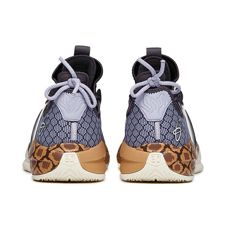 New Anta GH2 Wear Resistant Slip Resistant Low Top Performance Basketball Shoes Men's Taupe 112131103-9