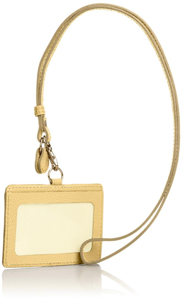 Quadratisches genarbtes Ausweisfach 511140028700 Zitronengelb [Topkapi]