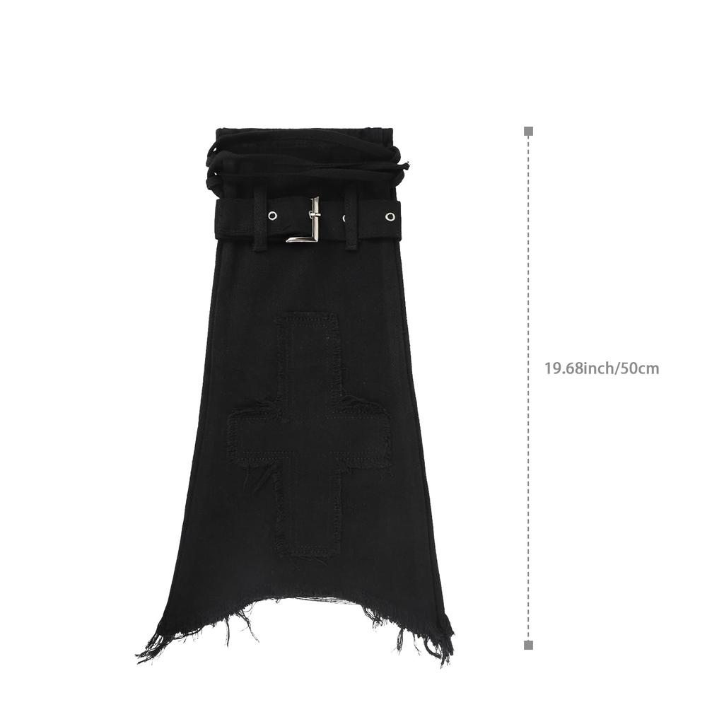 Leg Loose Slimming Cold Leg School Harajuku Subculture School Costume [LYING] Warmers, "Jirai-kei" (Landmine Style) Style, Belted, Women's Socks,