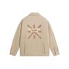 Li-Ning Wade Series Brand Logo Badge Patch Stand Collar Jacket Men Jacket Off-White AJMS065-3