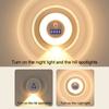 LED intelligent clock Night Lamps Wall Light Remote Contro Human Body Sensing spotlight Bedroom Bedside Charging Small Wall Lamp